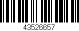 Código de barras (EAN, GTIN, SKU, ISBN): '43526657'
