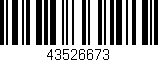 Código de barras (EAN, GTIN, SKU, ISBN): '43526673'