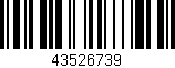 Código de barras (EAN, GTIN, SKU, ISBN): '43526739'