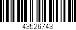 Código de barras (EAN, GTIN, SKU, ISBN): '43526743'