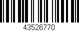 Código de barras (EAN, GTIN, SKU, ISBN): '43526770'