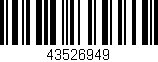 Código de barras (EAN, GTIN, SKU, ISBN): '43526949'