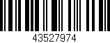 Código de barras (EAN, GTIN, SKU, ISBN): '43527974'