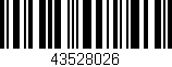 Código de barras (EAN, GTIN, SKU, ISBN): '43528026'