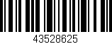 Código de barras (EAN, GTIN, SKU, ISBN): '43528625'