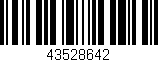 Código de barras (EAN, GTIN, SKU, ISBN): '43528642'