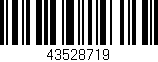 Código de barras (EAN, GTIN, SKU, ISBN): '43528719'
