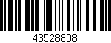 Código de barras (EAN, GTIN, SKU, ISBN): '43528808'