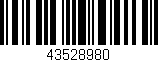 Código de barras (EAN, GTIN, SKU, ISBN): '43528980'
