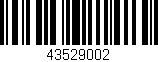 Código de barras (EAN, GTIN, SKU, ISBN): '43529002'