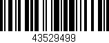 Código de barras (EAN, GTIN, SKU, ISBN): '43529499'