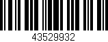 Código de barras (EAN, GTIN, SKU, ISBN): '43529932'
