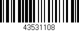 Código de barras (EAN, GTIN, SKU, ISBN): '43531108'