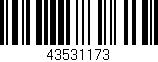 Código de barras (EAN, GTIN, SKU, ISBN): '43531173'