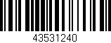 Código de barras (EAN, GTIN, SKU, ISBN): '43531240'