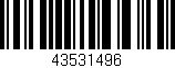 Código de barras (EAN, GTIN, SKU, ISBN): '43531496'