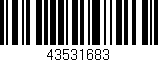 Código de barras (EAN, GTIN, SKU, ISBN): '43531683'