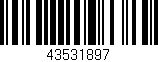 Código de barras (EAN, GTIN, SKU, ISBN): '43531897'