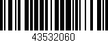 Código de barras (EAN, GTIN, SKU, ISBN): '43532060'