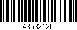 Código de barras (EAN, GTIN, SKU, ISBN): '43532126'