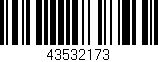 Código de barras (EAN, GTIN, SKU, ISBN): '43532173'