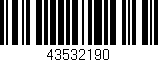 Código de barras (EAN, GTIN, SKU, ISBN): '43532190'