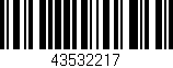 Código de barras (EAN, GTIN, SKU, ISBN): '43532217'
