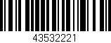 Código de barras (EAN, GTIN, SKU, ISBN): '43532221'