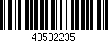 Código de barras (EAN, GTIN, SKU, ISBN): '43532235'