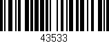 Código de barras (EAN, GTIN, SKU, ISBN): '43533'