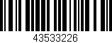 Código de barras (EAN, GTIN, SKU, ISBN): '43533226'