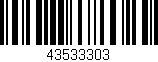 Código de barras (EAN, GTIN, SKU, ISBN): '43533303'