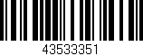Código de barras (EAN, GTIN, SKU, ISBN): '43533351'