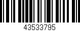 Código de barras (EAN, GTIN, SKU, ISBN): '43533795'