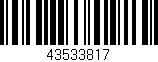 Código de barras (EAN, GTIN, SKU, ISBN): '43533817'