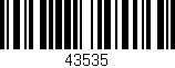 Código de barras (EAN, GTIN, SKU, ISBN): '43535'