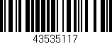 Código de barras (EAN, GTIN, SKU, ISBN): '43535117'