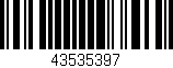Código de barras (EAN, GTIN, SKU, ISBN): '43535397'