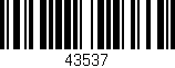 Código de barras (EAN, GTIN, SKU, ISBN): '43537'