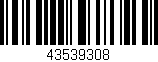 Código de barras (EAN, GTIN, SKU, ISBN): '43539308'