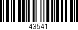Código de barras (EAN, GTIN, SKU, ISBN): '43541'