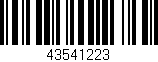 Código de barras (EAN, GTIN, SKU, ISBN): '43541223'