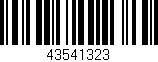 Código de barras (EAN, GTIN, SKU, ISBN): '43541323'