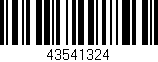 Código de barras (EAN, GTIN, SKU, ISBN): '43541324'