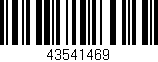 Código de barras (EAN, GTIN, SKU, ISBN): '43541469'