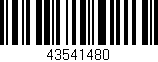 Código de barras (EAN, GTIN, SKU, ISBN): '43541480'