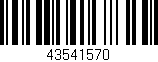 Código de barras (EAN, GTIN, SKU, ISBN): '43541570'