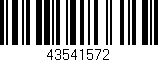 Código de barras (EAN, GTIN, SKU, ISBN): '43541572'