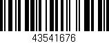 Código de barras (EAN, GTIN, SKU, ISBN): '43541676'