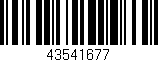 Código de barras (EAN, GTIN, SKU, ISBN): '43541677'